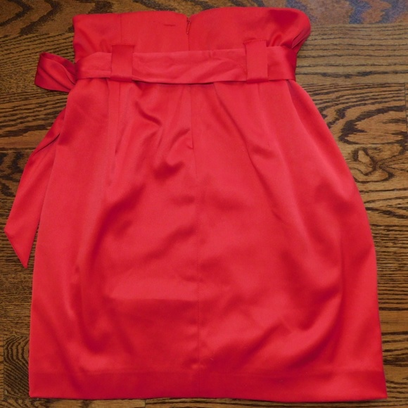 Satin Red Skirt - Picture 5 of 6